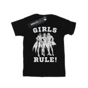 DC Comics Dames justice league girls rule cotton boyfriend t-shirt