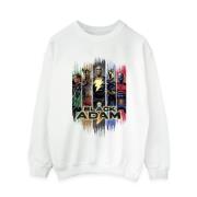 DC Comics Dames zwart adam jsa complete groep sweatshirt