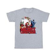 DC Comics Heren batman vrolijk kerstfeest comic t-shirt