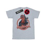 Marvel Avengers Dames deadpool gun finger katoenen vriendje t-shirt