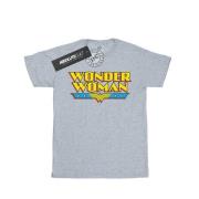 DC Comics Heren wonder woman tekst logo t-shirt