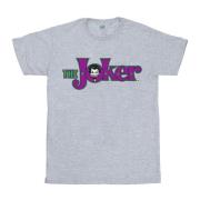 DC Comics Heren the joker tekst logo t-shirt