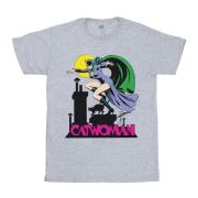 DC Comics Heren catwoman tekst logo t-shirt