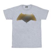 DC Comics Heren justice league movie batman logo textured t-shirt