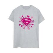 DC Comics Dames superman roze harten en sterren logo katoenen vriendje...