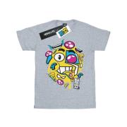 DC Comics Heren teen titans go pizza gezicht t-shirt