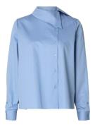 Selected Femme slfnelina ls buttoned cotton shirt 16095862 endless sky