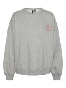 Vero Moda vmija maly ls sweat box jrs ga 10322552 light grey melange