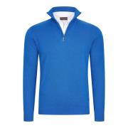 Cappuccino Italia Mock zip pullover