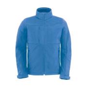 B and C Heren soft shell jas met capuchon