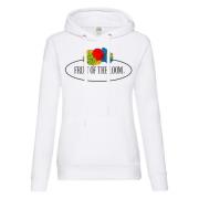 Fruit of the Loom Dames vintage logo bedrukte hoodie