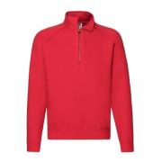 Fruit of the Loom Heren premium sweatshirt met ritssluiting