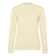 B and C Dames frans terry sweatshirt met inzetstuk