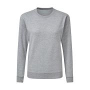 SG Dames effen sweatshirt met ronde hals