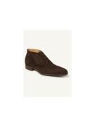 Giorgio 38205 donker bruin (TDM) suede halfhoge veterschoen