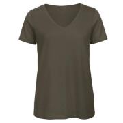 B and C Dames inspire organic diep v t-shirt