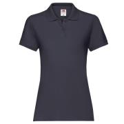 Fruit of the Loom Dames premium effen poloshirt