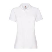 Fruit of the Loom Dames premium effen poloshirt