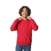 Gildan Kinder/kids softstyle plain fleece midweight hoodie