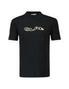 Olaf Hussein Zigzag wavy drift tee t-shirts m200111