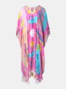 Mucho Gusto ® kaftan capaccio drawn pink patchwork