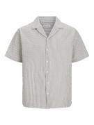 Jack & Jones Jjaydan seersucker resort shirt ss zand dessin