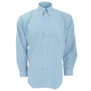 Kustom Kit Heren werkkleding oxford lange mouwen shirt