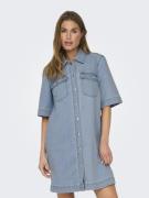 Only Onlbelle s/s button dress dnm gua n