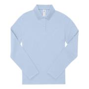 B and C Dames my polo 180 katoenen shirt met lange mouwen