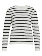 Vila 14101685 vidalo o-neck l/s stripe knit top-