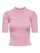 Jacqueline de Yong Jdyplum ss stripe pullover knt dessin