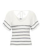 Jacqueline de Yong Jdydesha ss v neck stripe pullover dessin