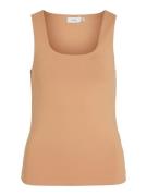 Vila Vikenza u-neck sl tank top noos zalmpeach