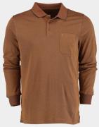 Commander Polo lange mouw 3-knopf polo-shirt, 1/1 arm 214008169/703