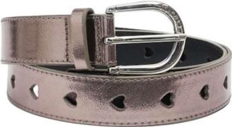 Fabienne Chapot Cut it out heart belt metallic