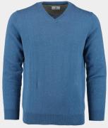 Bos Bright Blue Pullover katoenen v-hals 428100cct/635