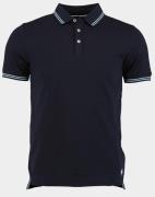 Bos Bright Blue Polo korte mouw jason polo fine pique contras 24108ja0...