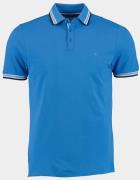 Bos Bright Blue Polo korte mouw brick polo oxford collar 24108br06bo/2...