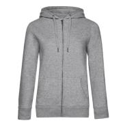 B and C Uniseks adult queen heather hoodie met rits