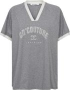 Co'Couture Siaracc oversize sporty v tee o.white-grey m.