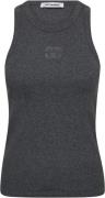 Co'Couture Saharacc enbroidery tank dark grey