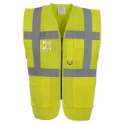 Yoko Unisex executive gerecycled hi-vis vest voor volwassenen