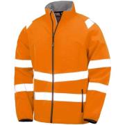 Result Heren bedrukbare veiligheidssoft shell jas