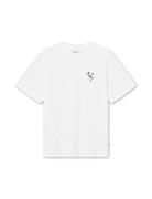 Foret element t-shirt f4833 white flower