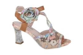 Laura Vita Nino 13 rose dames sandalen gekleed