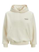 Jack & Jones Jorislington back sweat hood sn ecru