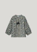 Summum 2s3120-12212 3/4 sleeve top block print