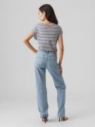 Vero Moda Vmava plain ss top stripe ga jrs n