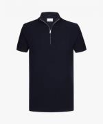 Profuomo Ppwj10006a p pullover half zip navy short  sleeve  - profu