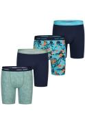 Happy Shorts Heren boxershorts met lange pijpen boxer briefs 4-pack pa...